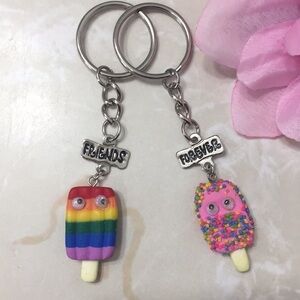 Claire’s Friends Forever Popsicle Keychains